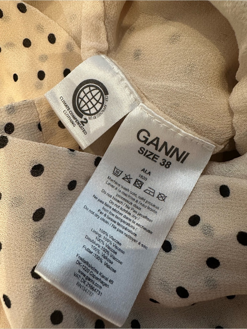 Ganni Polka Dot Skirt - Picture 6 of 7